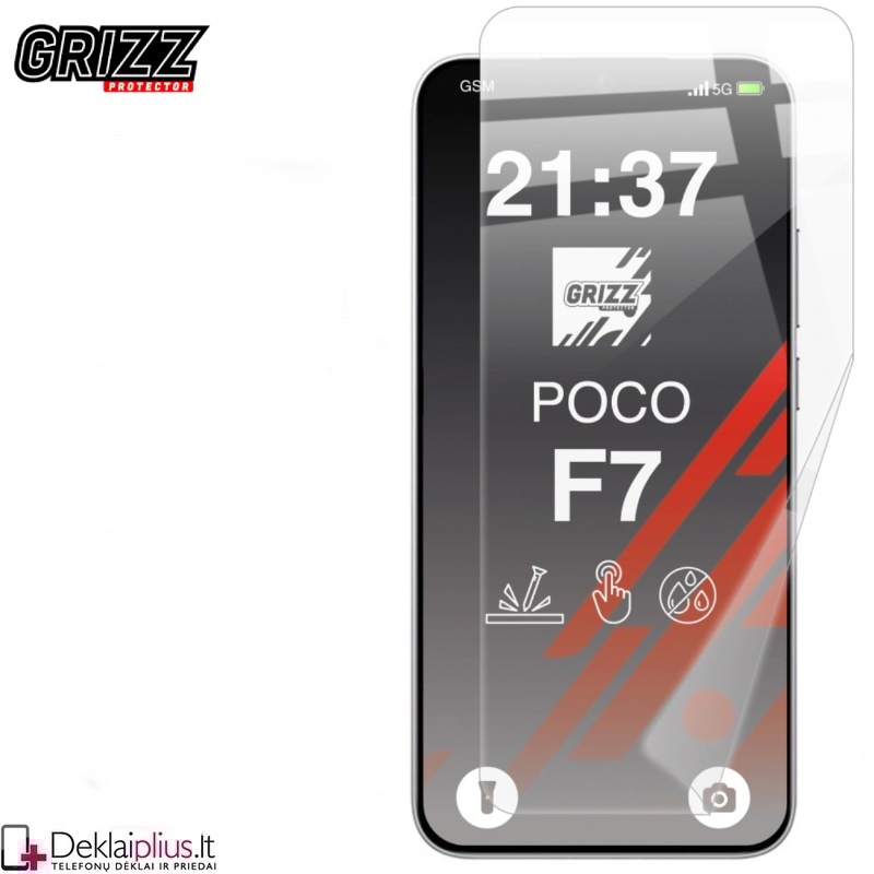 Telefono ekrano apsauga - Ceramic (Xiaomi Poco F7 5G) Telefono ekrano apsauga - Ceramic (Xiaomi Poco F7 5G)